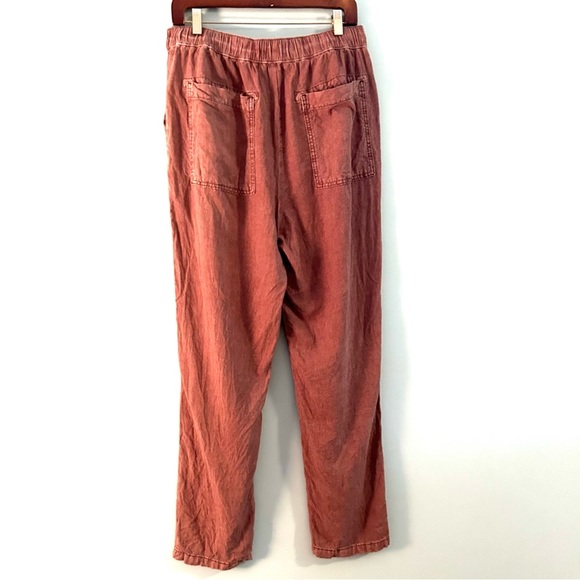 Anthropologie Pilcro Linen Blend Drawstring Pants. Size MT. - Picture 4 of 12